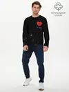 Мужской лонгслив базовый / Lil Peep Broken Heart (P007_P004ooo1660033, P004ooo1660033)
