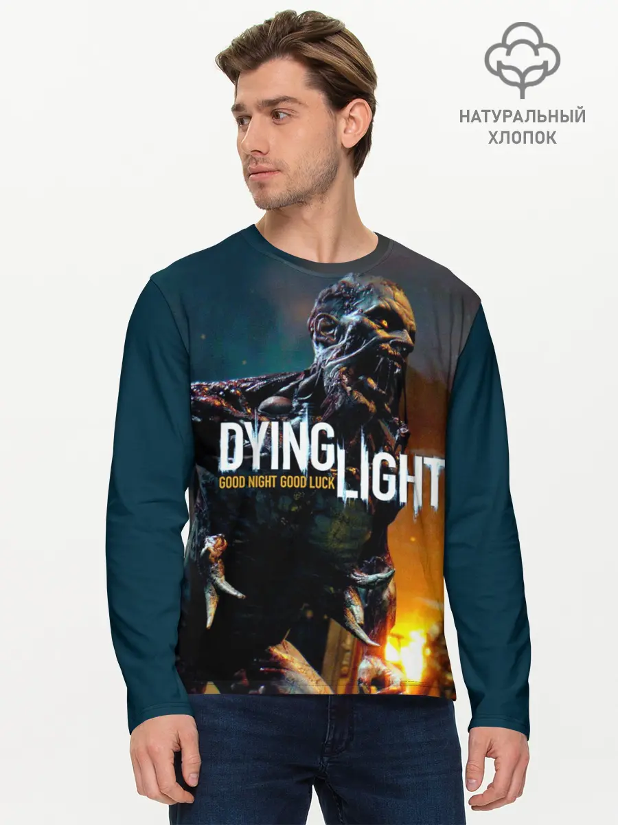 Мужской лонгслив базовый / Dying Light #3 (P007_P004ooo1659087, P004ooo1659087)
