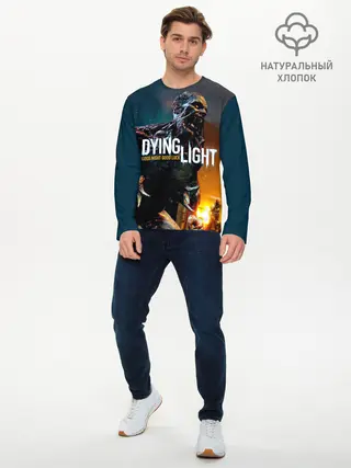 Мужской лонгслив базовый / Dying Light #3 (P007_P004ooo1659087, P004ooo1659087)