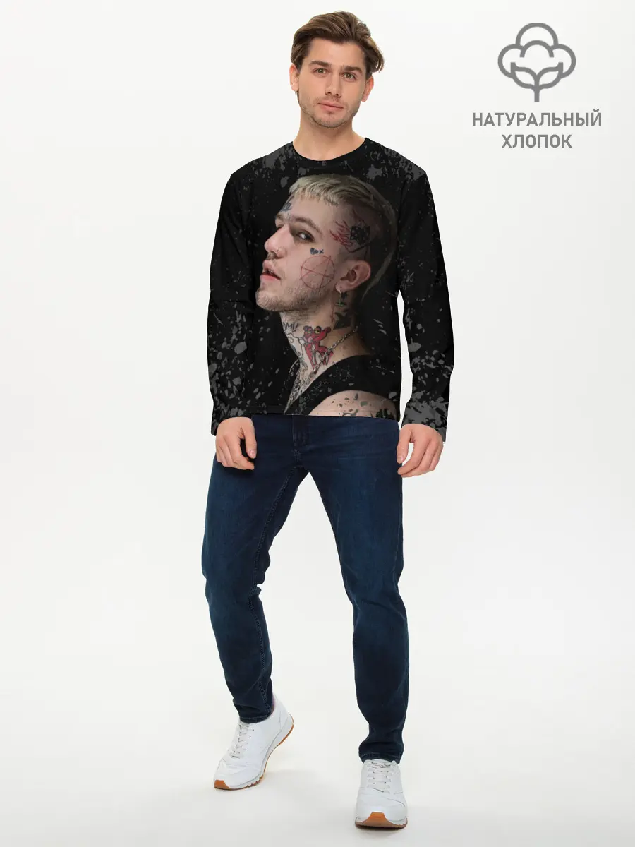 Мужской лонгслив базовый / Lil Peep (P007_P004ooo1661083, P004ooo1661083)
