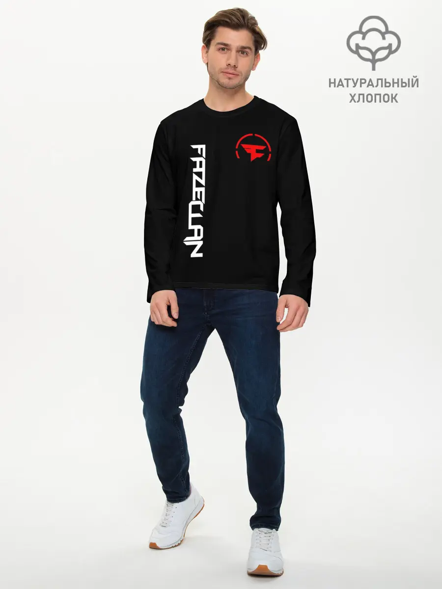 Мужской лонгслив базовый / FAZE CLAN (P007_P004ooo1658053, P004ooo1658053)