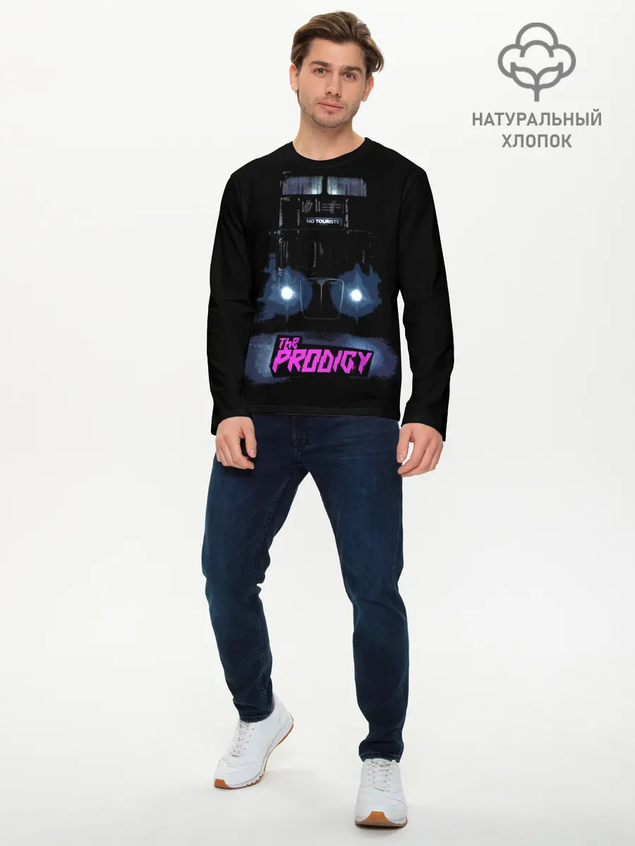 Мужской лонгслив базовый / The Prodigy (P007_P004ooo1658807, P004ooo1658807)
