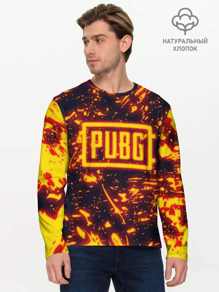 Мужской лонгслив базовый / PUBG (P007_P004ooo1662787, P004ooo1662787)