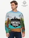 Мужской лонгслив базовый / Fortnite Forever (P007_P004ooo1663061, P004ooo1663061)