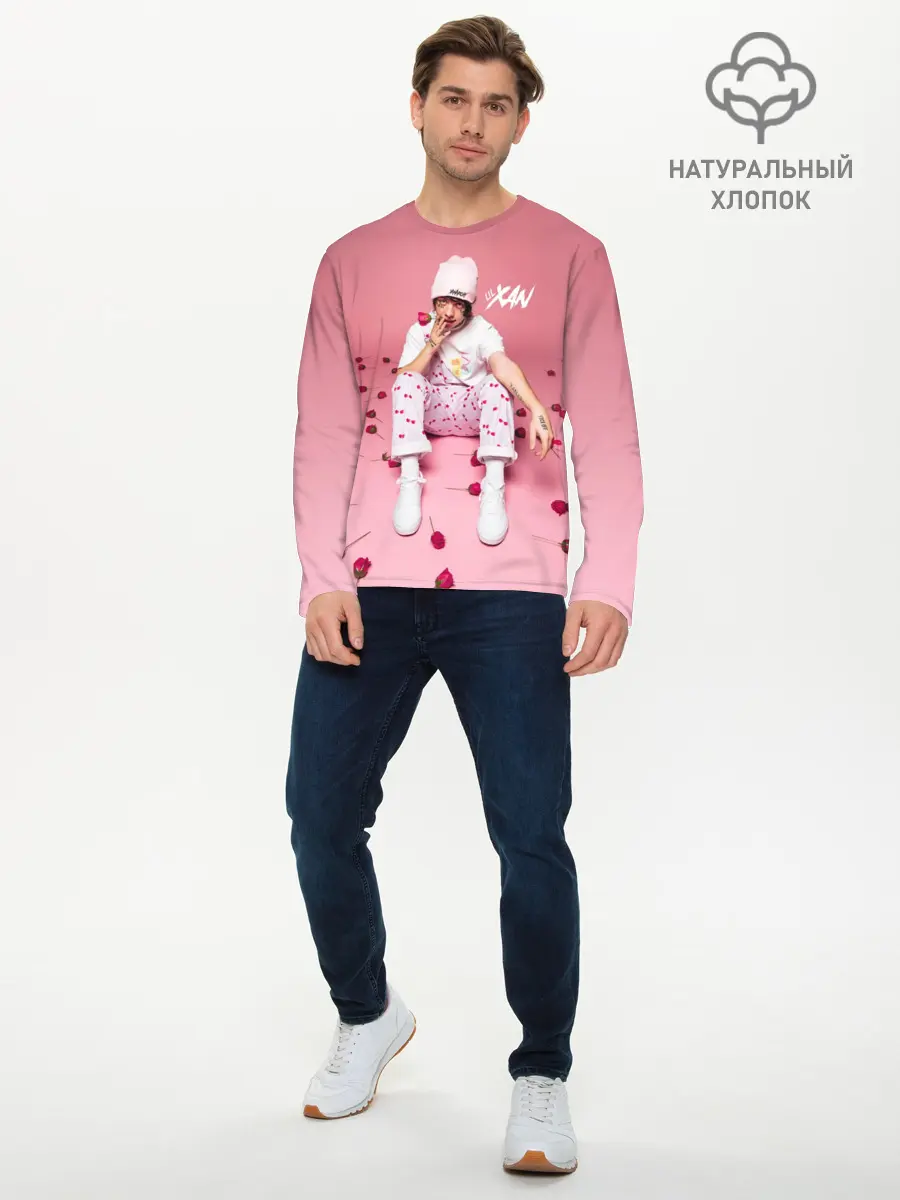 Мужской лонгслив базовый / Lil Xan _ (P007_P004ooo1663325, P004ooo1663325)