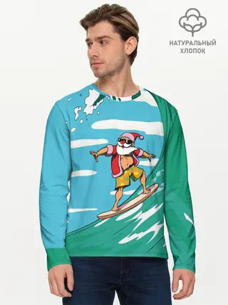 Мужской лонгслив базовый / Cool Santa