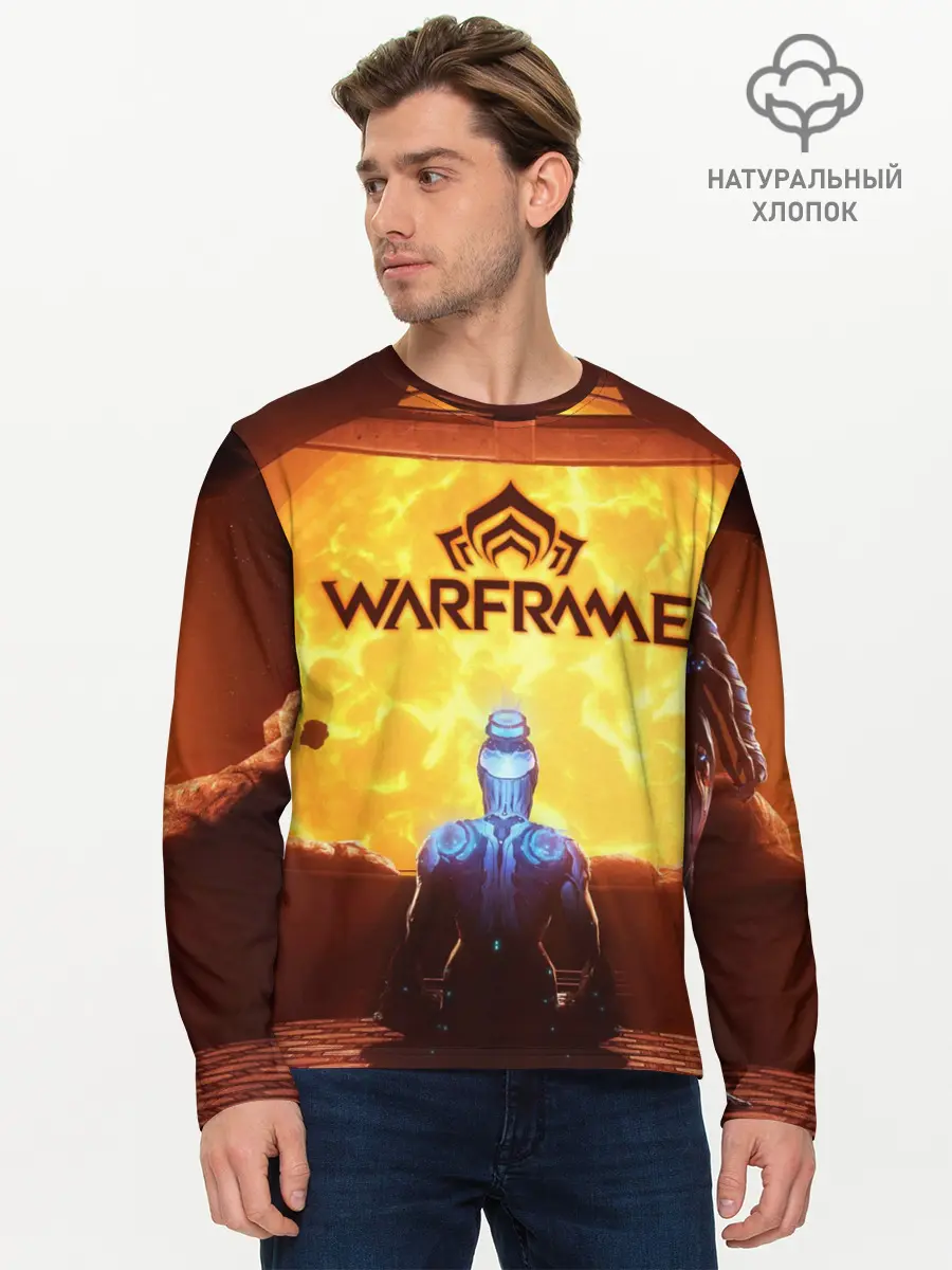 Мужской лонгслив базовый / Warframe (P007_P004ooo1662075, P004ooo1662075)
