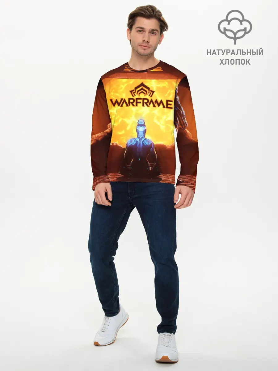 Мужской лонгслив базовый / Warframe (P007_P004ooo1662075, P004ooo1662075)