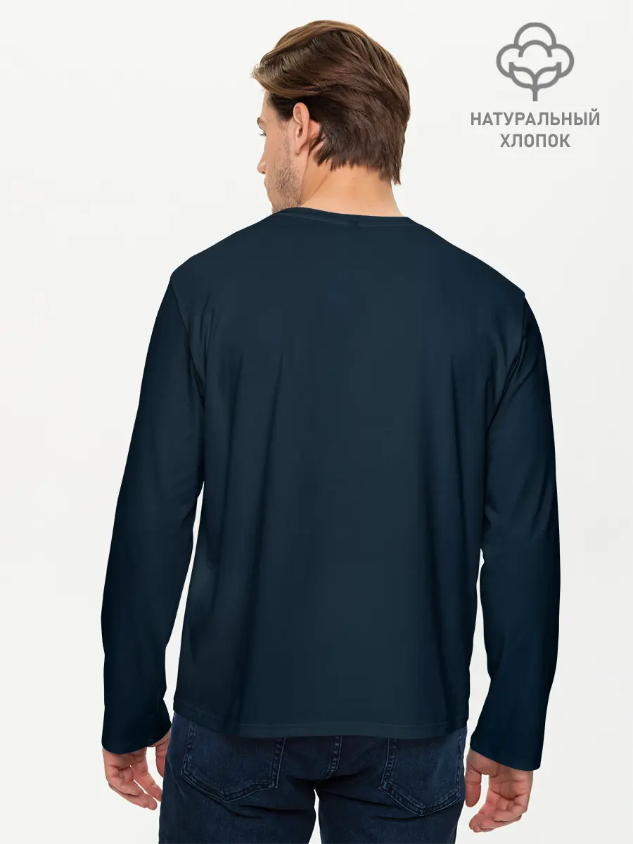 Мужской лонгслив базовый / Пикачу Холмс (P007_P004ooo1662319, P004ooo1662319)