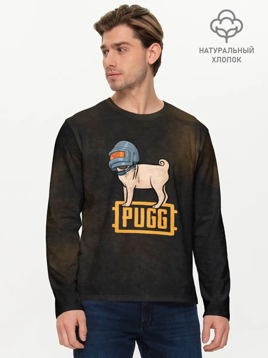 Мужской лонгслив базовый / PUBG (P007_P004ooo1665565, P004ooo1665565)