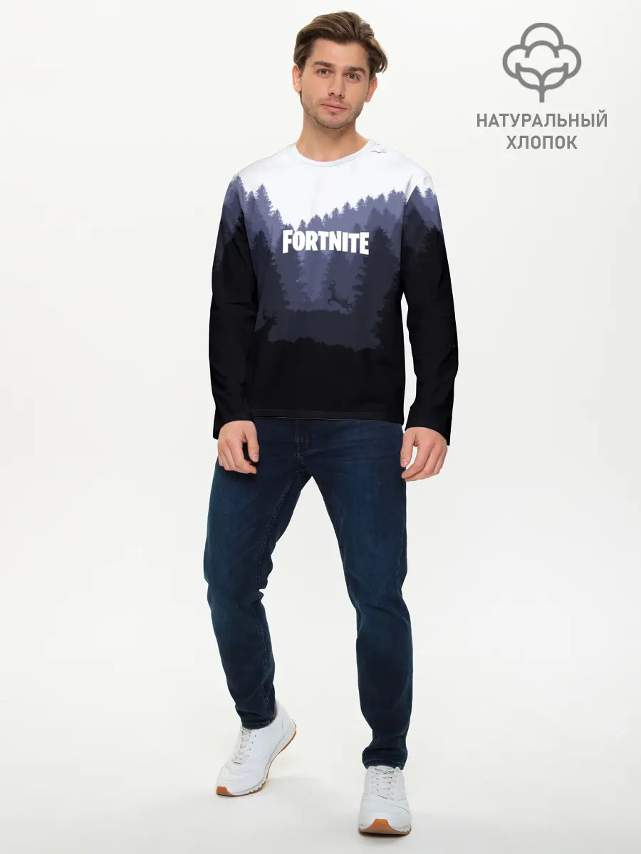 Мужской лонгслив базовый / FORTNITE (P007_P004ooo1672345, P004ooo1672345)