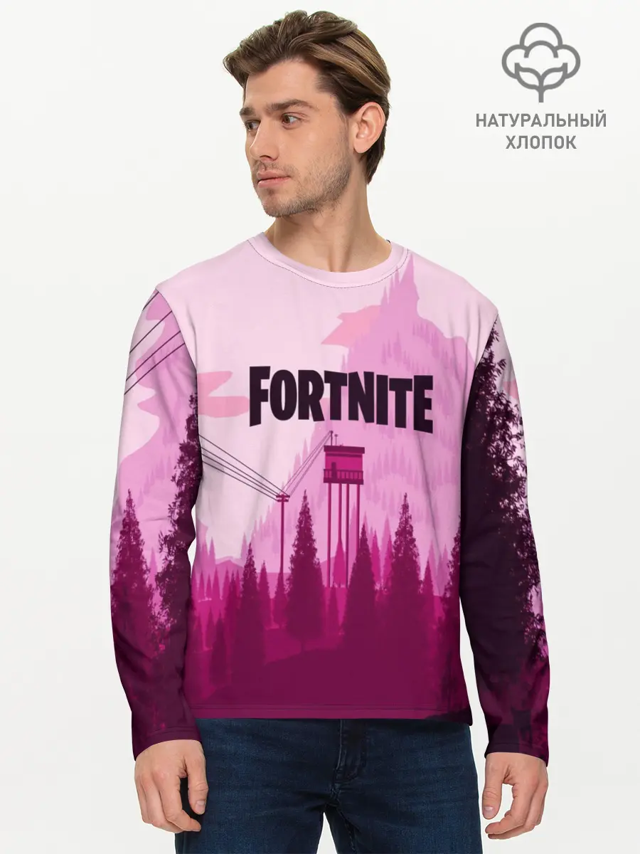 Мужской лонгслив базовый / FORTNITE (P007_P004ooo1672355, P004ooo1672355)
