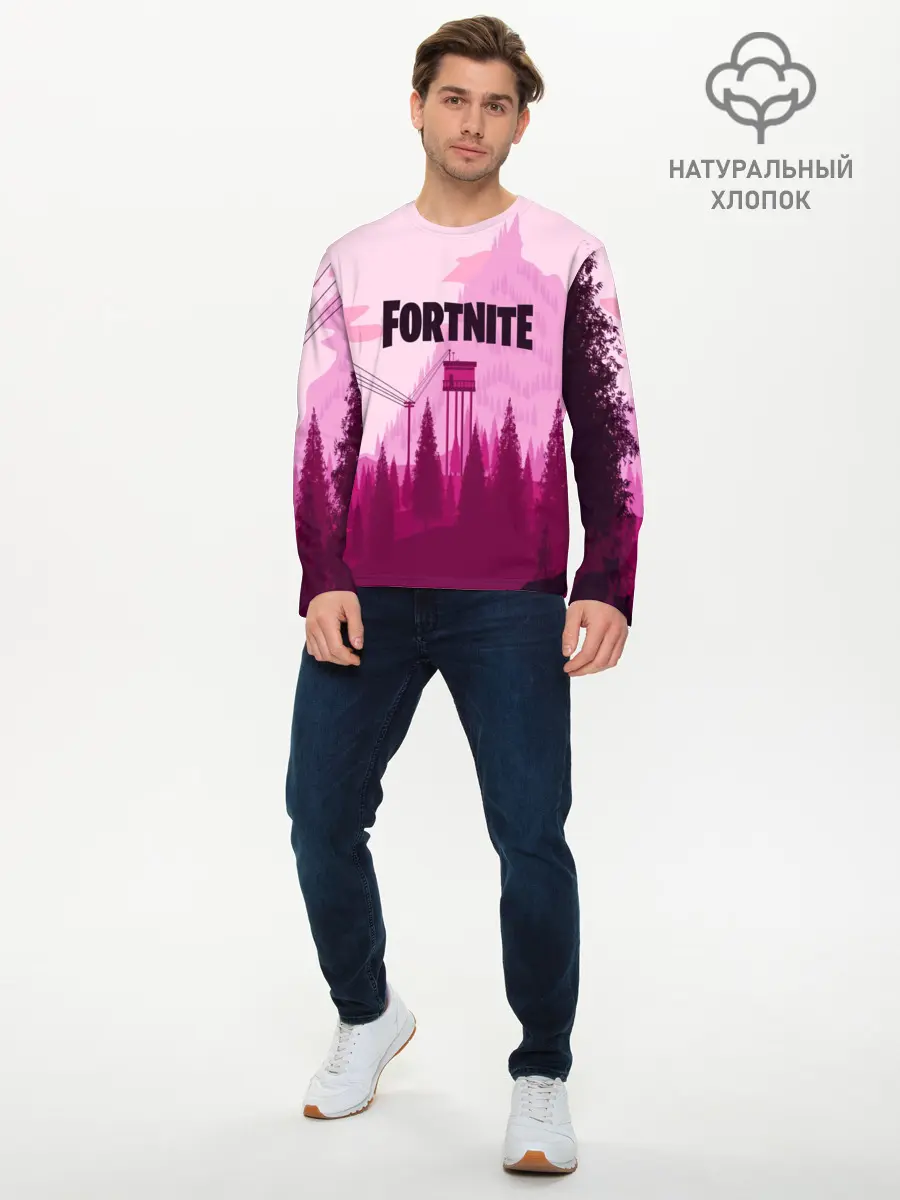 Мужской лонгслив базовый / FORTNITE (P007_P004ooo1672355, P004ooo1672355)