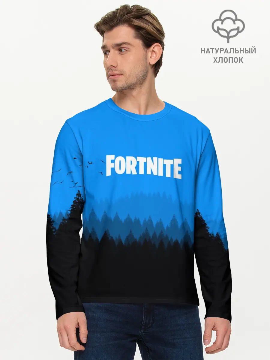 Мужской лонгслив базовый / Fortnite (P007_P004ooo1672359, P004ooo1672359)