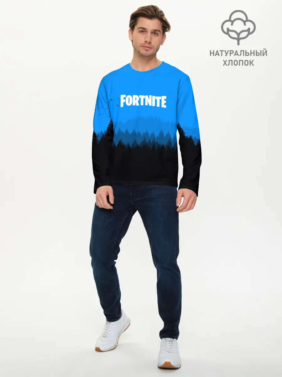 Мужской лонгслив базовый / Fortnite (P007_P004ooo1672359, P004ooo1672359)