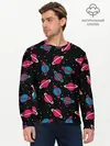 Мужской лонгслив базовый / Просто Космос (P007_P004ooo1672719, P004ooo1672719)