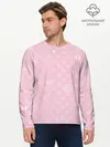 Мужской лонгслив базовый / Lil Peep pink pattern (P007_P004ooo1672323, P004ooo1672323)