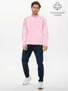 Мужской лонгслив базовый / Lil Peep pink pattern (P007_P004ooo1672323, P004ooo1672323)