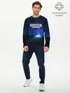 Мужской лонгслив базовый / Очень странные дела (P007_P004ooo1674021, P004ooo1674021)