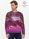 Мужской лонгслив базовый / STRANGER THINGS (P007_P004ooo1674103, P004ooo1674103)