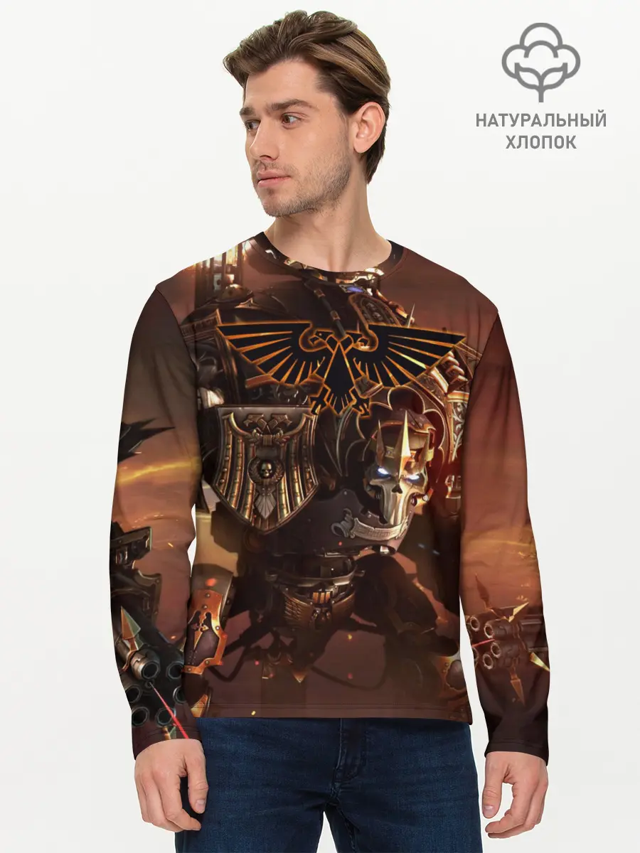 Мужской лонгслив базовый / Warhammer (P007_P004ooo1674187, P004ooo1674187)