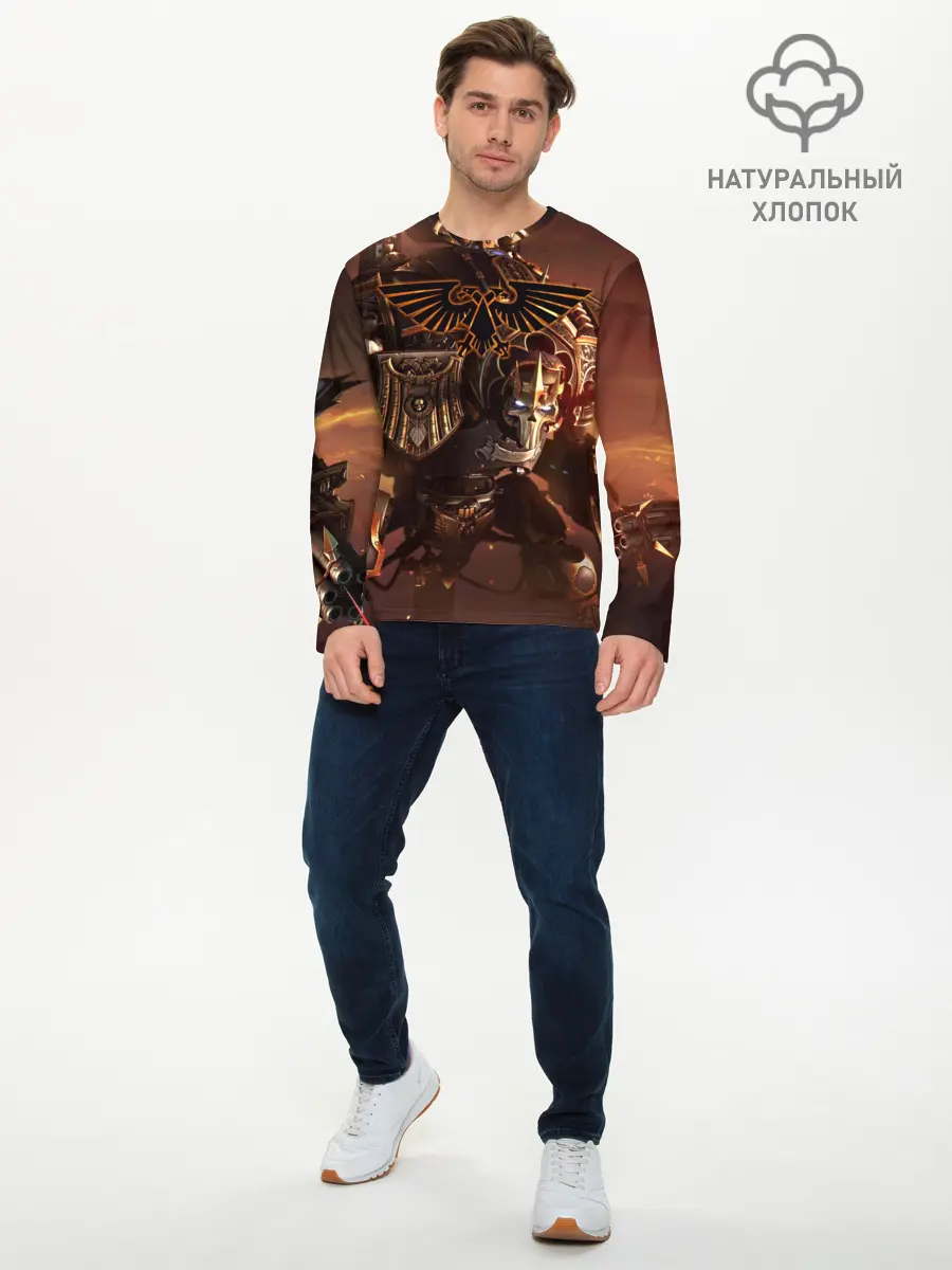 Мужской лонгслив базовый / Warhammer (P007_P004ooo1674187, P004ooo1674187)