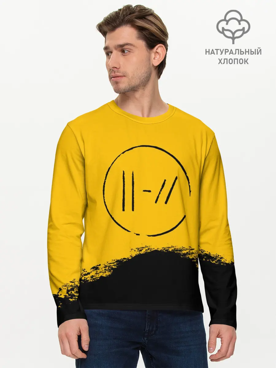 Мужской лонгслив базовый / TWENTY ONE PILOTS / TOP (P007_P004ooo1673523, P004ooo1673523)