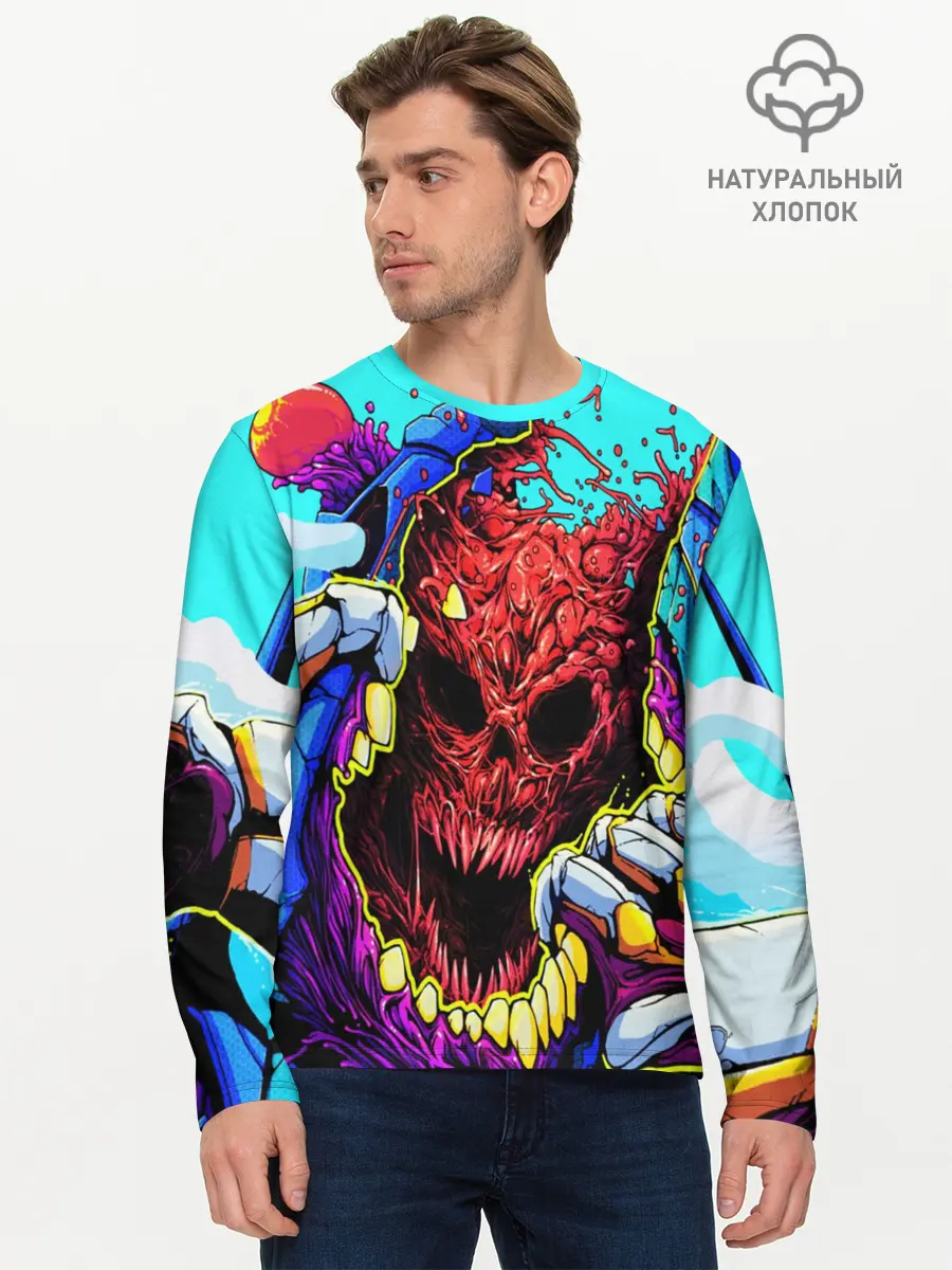 Мужской лонгслив базовый / HYPER BEAST (P007_P004ooo1673817, P004ooo1673817)