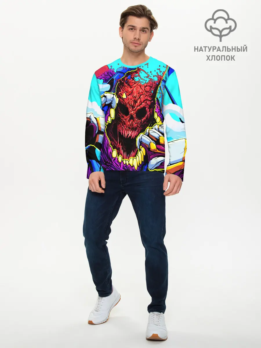 Мужской лонгслив базовый / HYPER BEAST (P007_P004ooo1673817, P004ooo1673817)