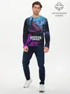 Мужской лонгслив базовый / Очень странные дела (P007_P004ooo1673967, P004ooo1673967)