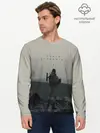 Мужской лонгслив базовый / Death Stranding (P007_P004ooo1676533, P004ooo1676533)