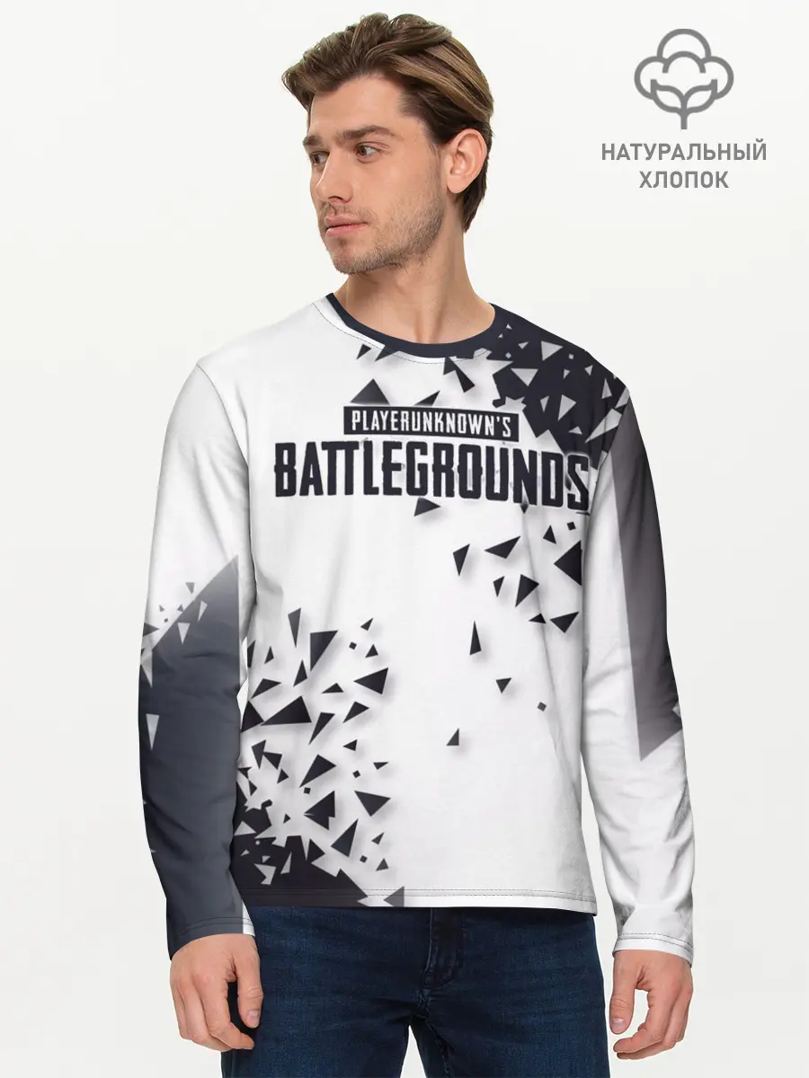 Мужской лонгслив базовый / PUBG Jacket Black (P007_P004ooo1676877, P004ooo1676877)