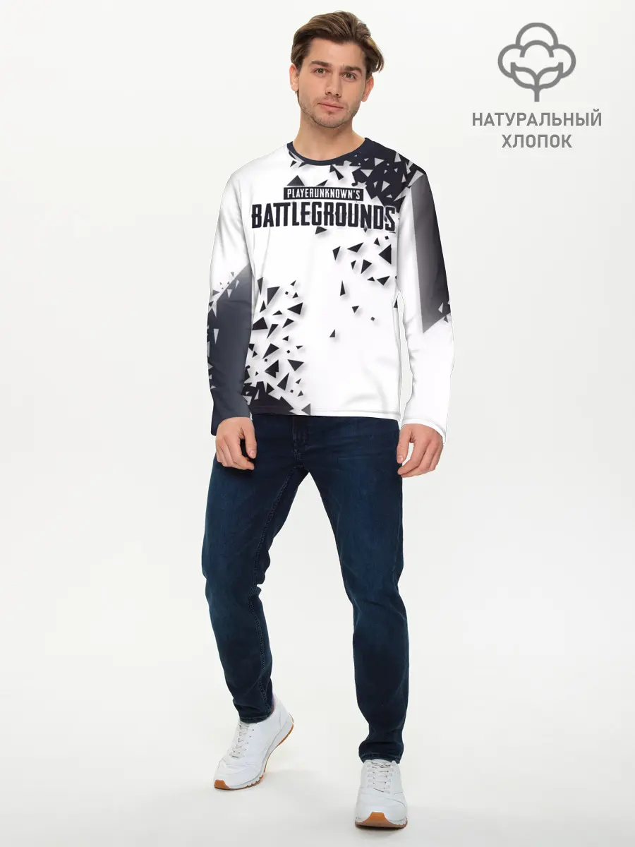 Мужской лонгслив базовый / PUBG Jacket Black (P007_P004ooo1676877, P004ooo1676877)
