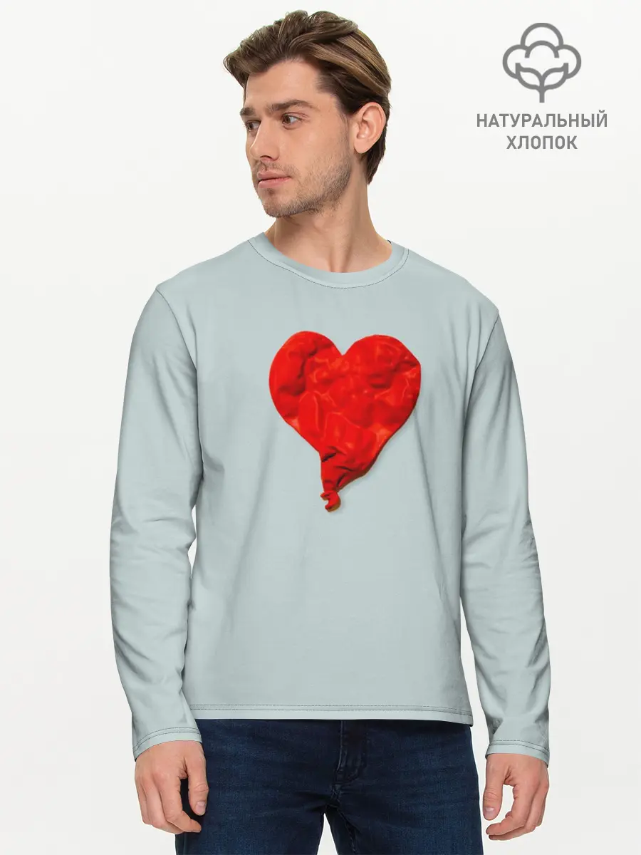 Мужской лонгслив базовый / Kanye West Heartbreak (P007_P004ooo1677173, P004ooo1677173)