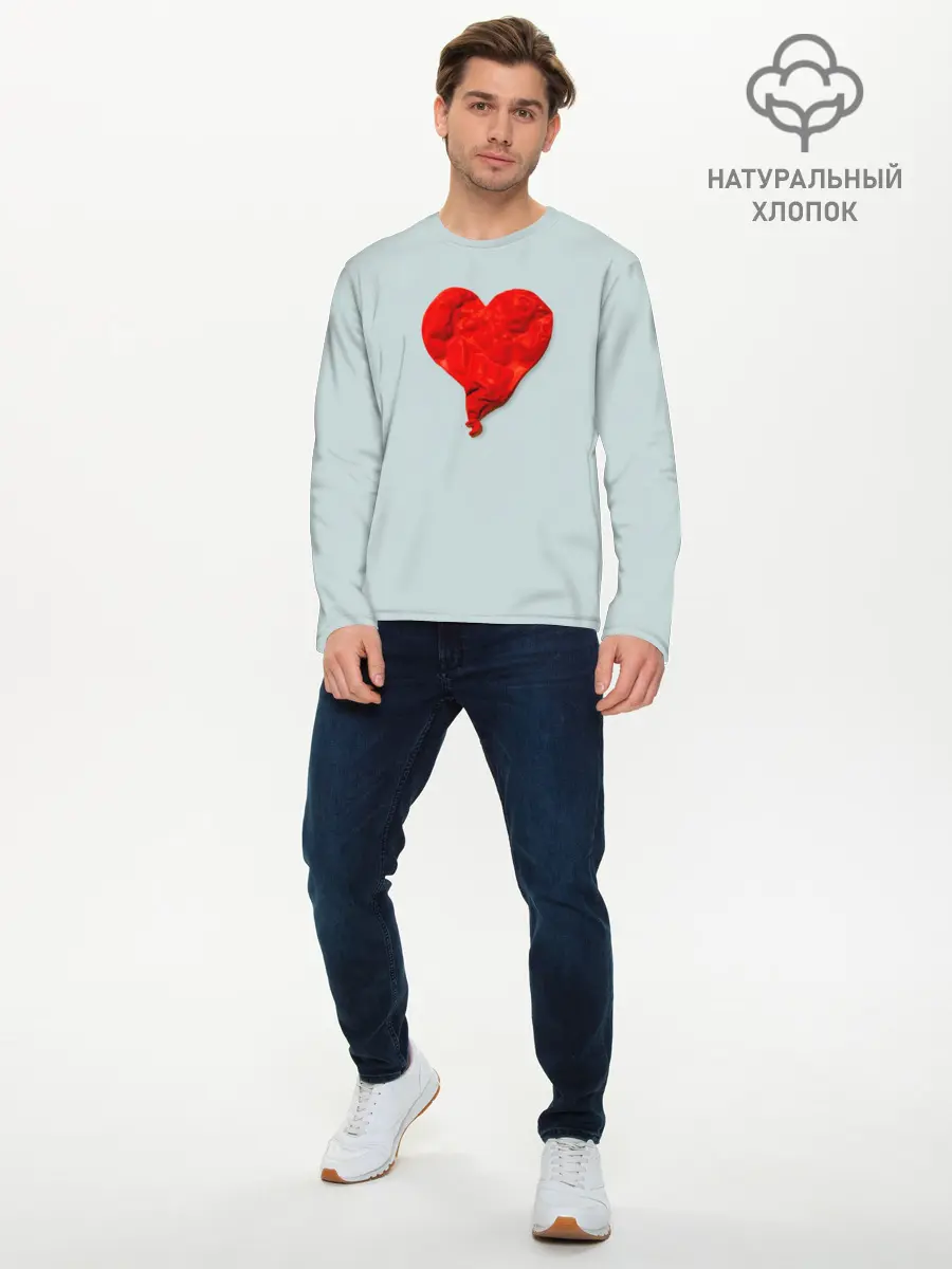 Мужской лонгслив базовый / Kanye West Heartbreak (P007_P004ooo1677173, P004ooo1677173)