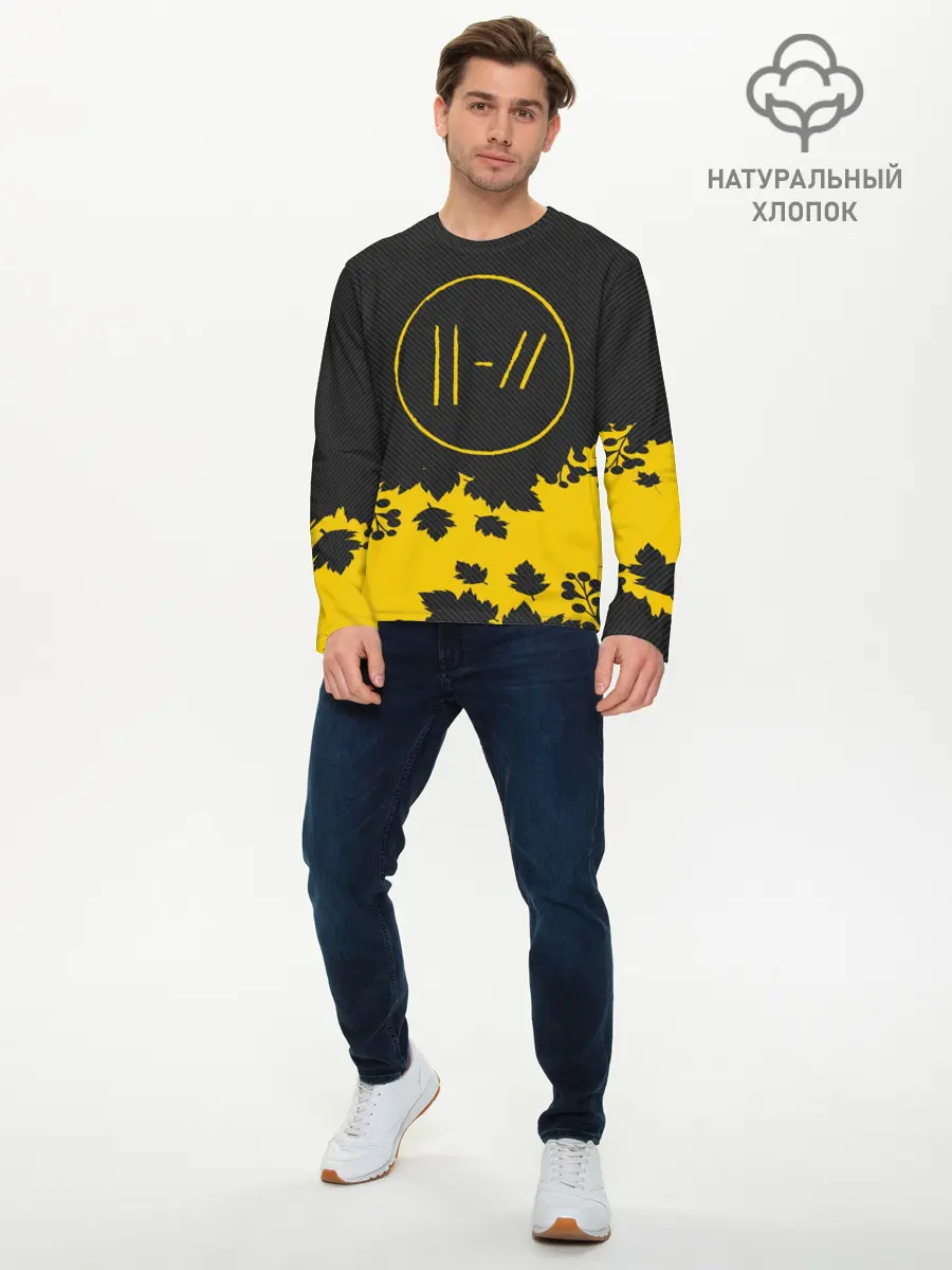 Мужской лонгслив базовый / TWENTY ONE PILOTS. (P007_P004ooo1675131, P004ooo1675131)