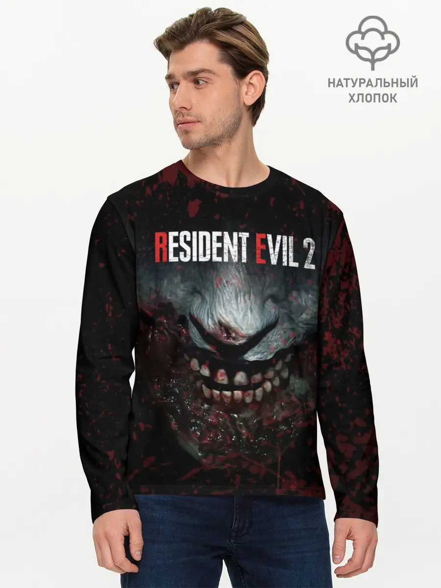 Мужской лонгслив базовый / Resident Evil 2 Remake (P007_P004ooo1678533, P004ooo1678533)