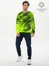 Мужской лонгслив базовый / ЗЕЛЕНЫЙ ОГОНЬ (P007_P004ooo1678563, P004ooo1678563)