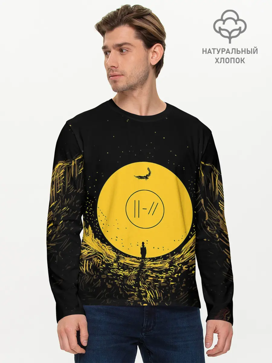 Мужской лонгслив базовый / Twenty One Pilots (P007_P004ooo1678897, P004ooo1678897)