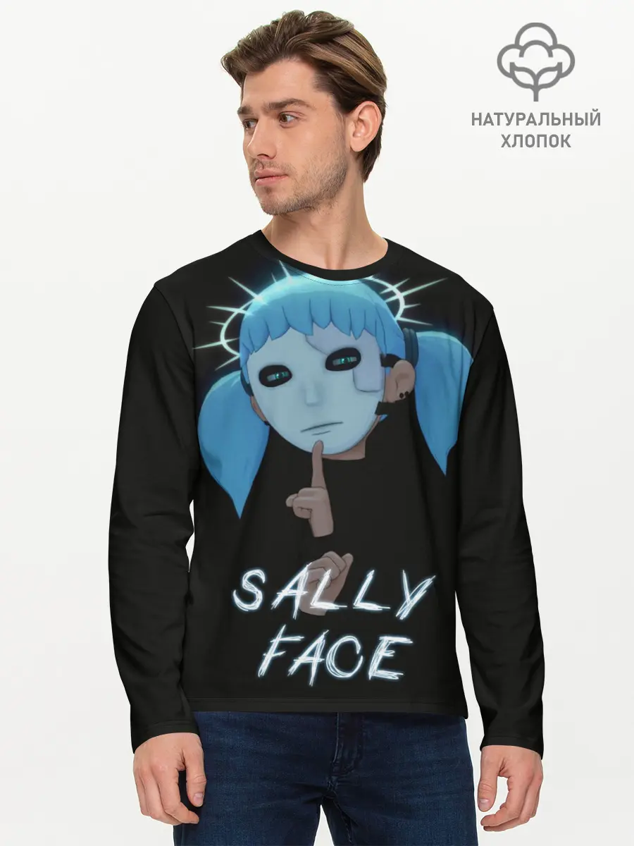 Мужской лонгслив базовый / Sally Face (P007_P004ooo1677913, P004ooo1677913)