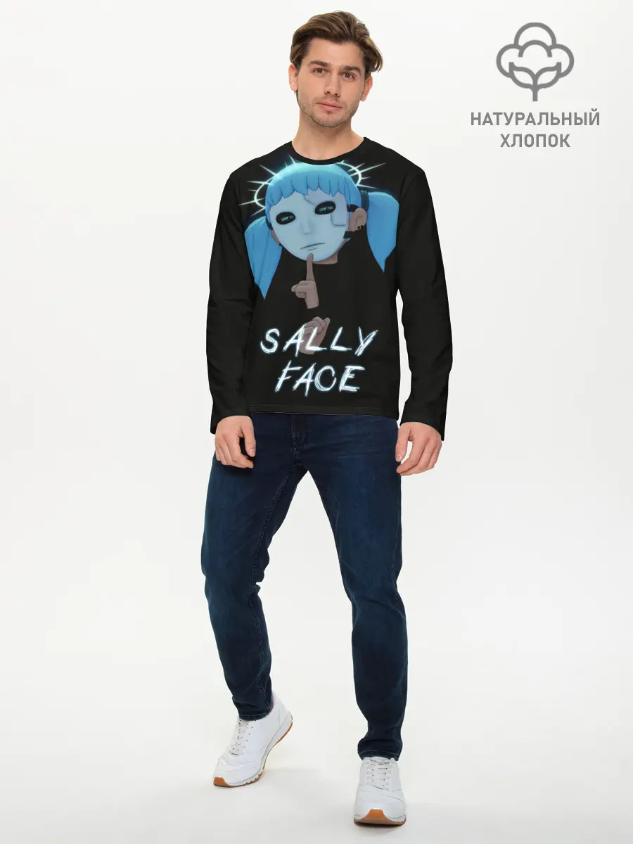 Мужской лонгслив базовый / Sally Face (P007_P004ooo1677913, P004ooo1677913)