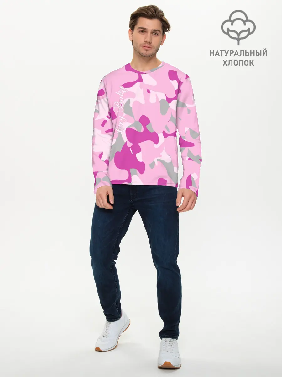 Мужской лонгслив базовый / Lil PEEP Cry baby (P007_P004ooo1679045, P004ooo1679045)