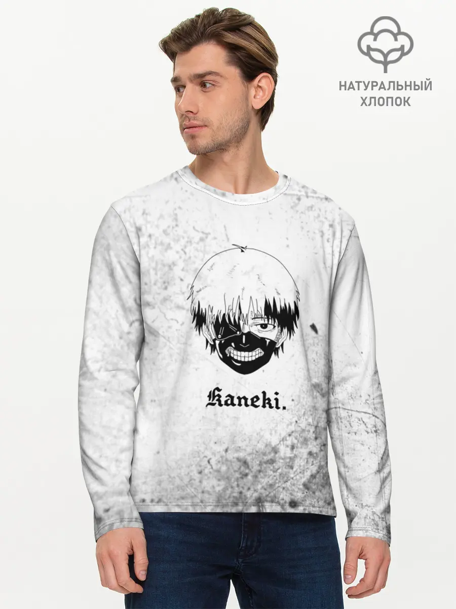Мужской лонгслив базовый / Токийский гуль (P007_P004ooo1679363, P004ooo1679363)