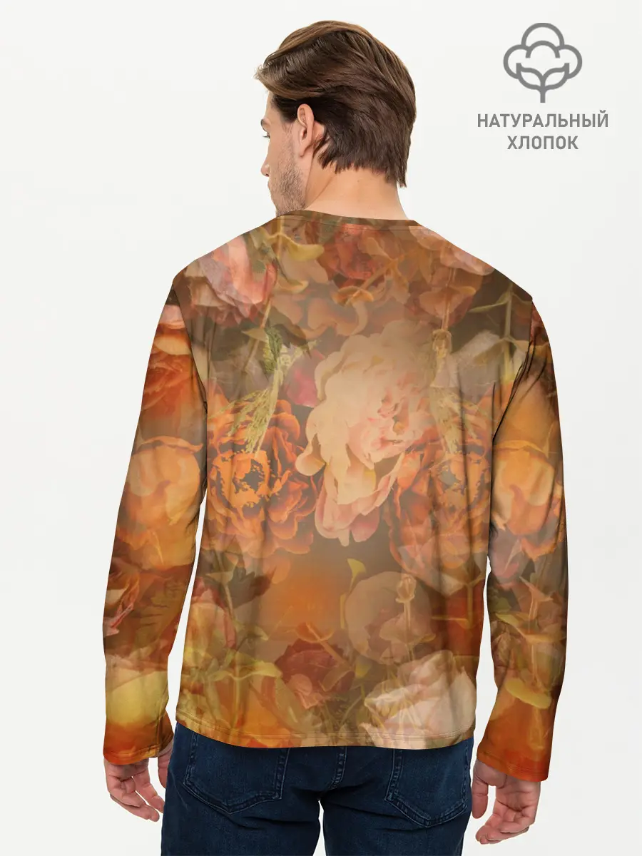 Мужской лонгслив базовый / Lil Peep rose (P007_P004ooo1679025, P004ooo1679025)