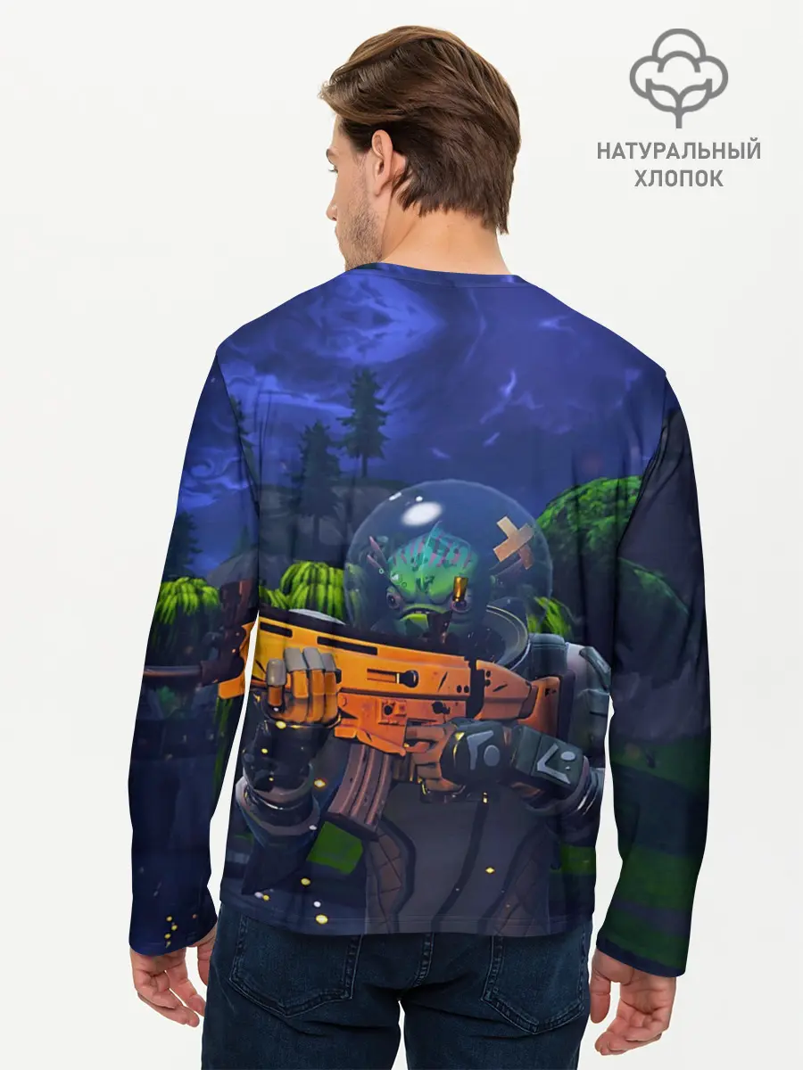 Мужской лонгслив базовый / Fortnite (P007_P004ooo1682783, P004ooo1682783)