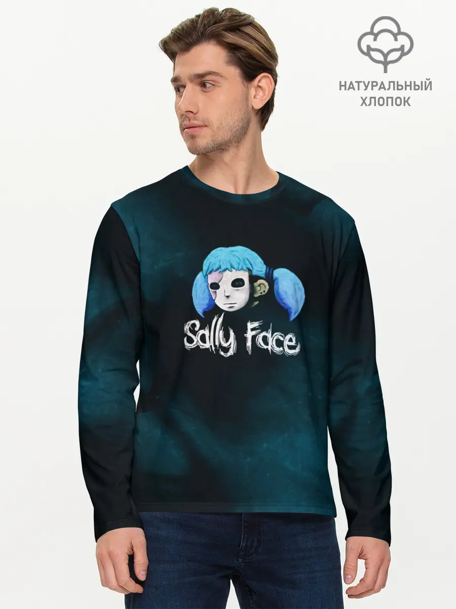 Мужской лонгслив базовый / Sally Face (P007_P004ooo1682933, P004ooo1682933)