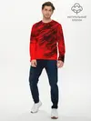 Мужской лонгслив базовый / RED FIRE STORM (P007_P004ooo1683405, P004ooo1683405)
