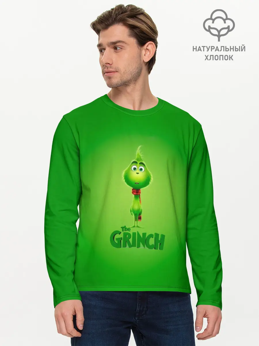 Мужской лонгслив базовый / Dr. Seuss The Grinch (P007_P004ooo1681861, P004ooo1681861)