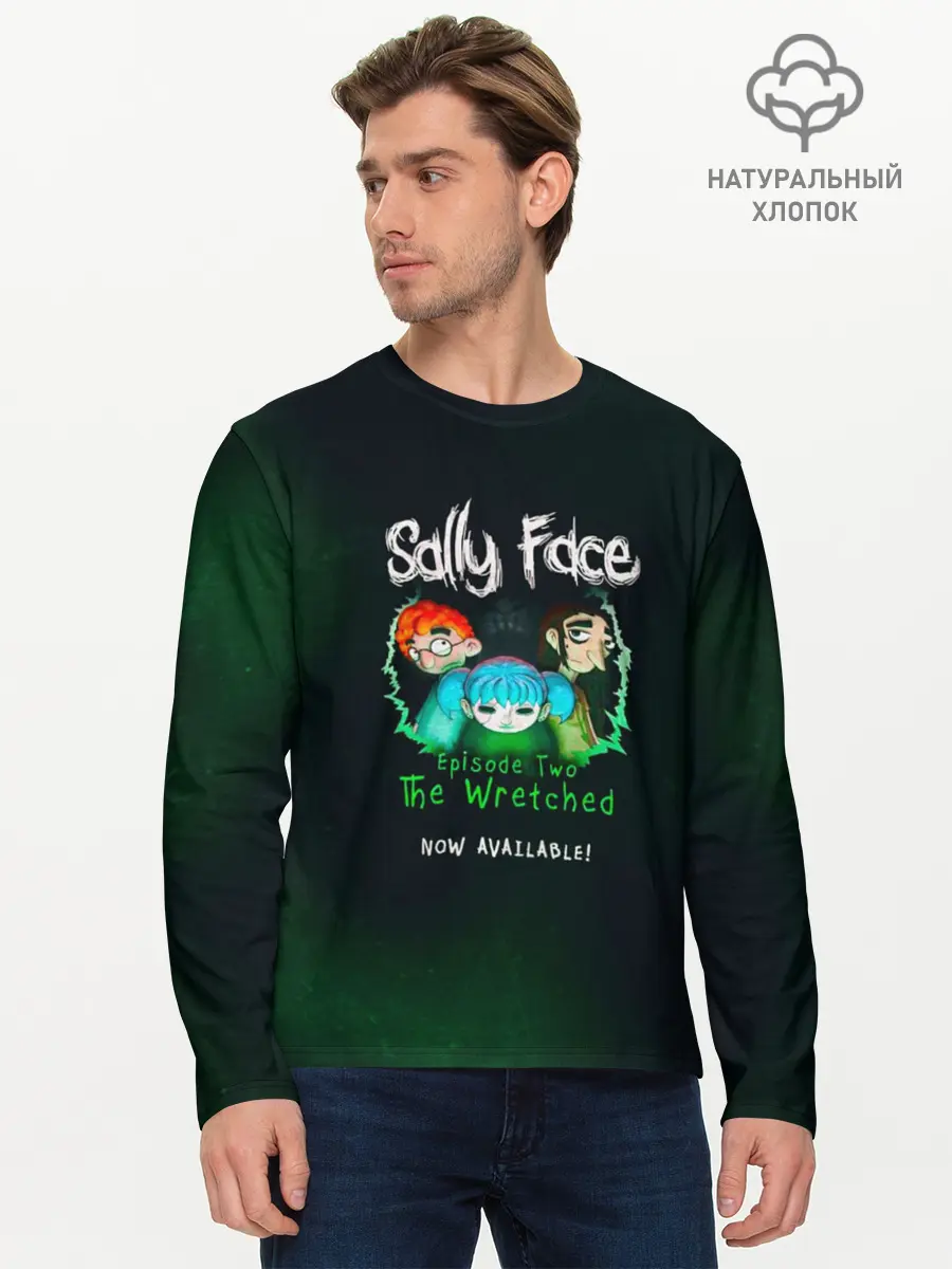 Мужской лонгслив базовый / Sally Face (P007_P004ooo1682073, P004ooo1682073)
