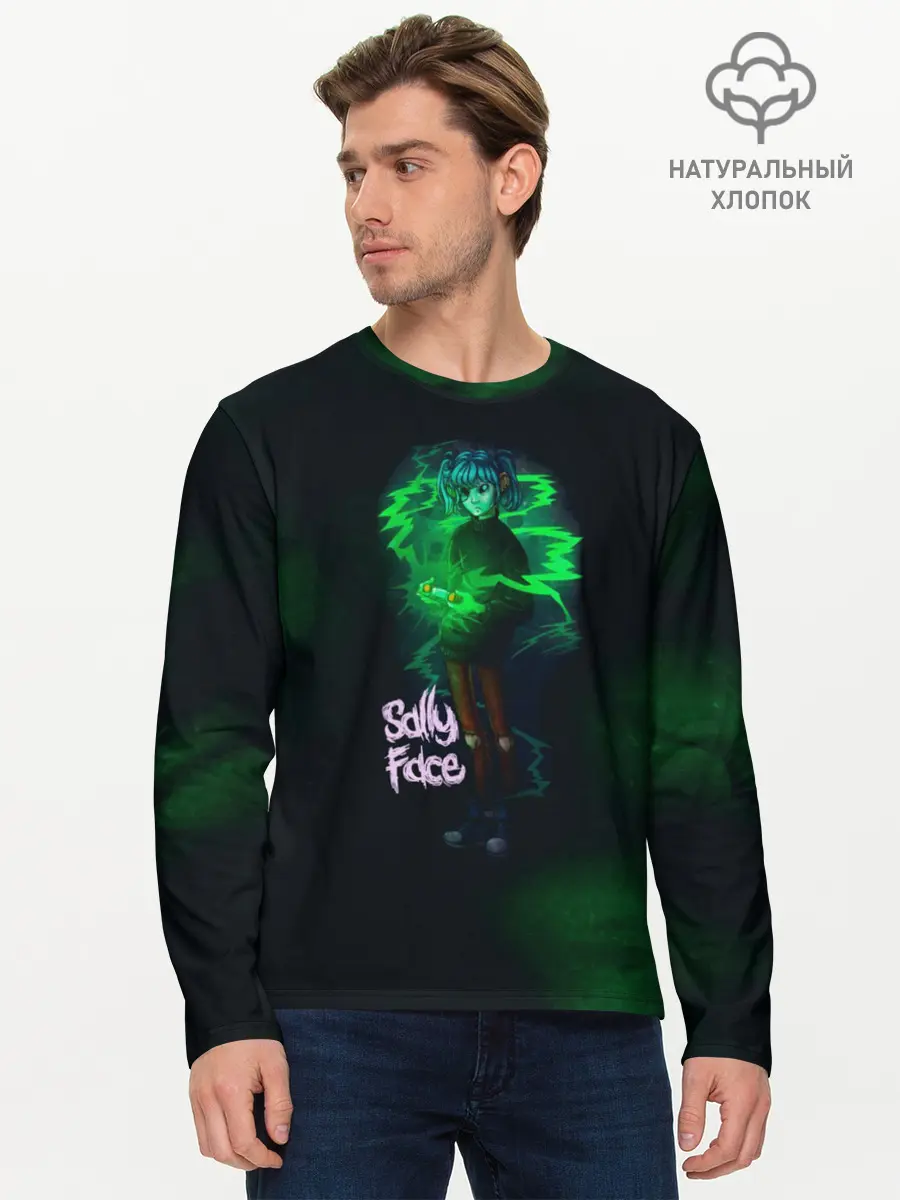 Мужской лонгслив базовый / Sally Face (P007_P004ooo1682161, P004ooo1682161)